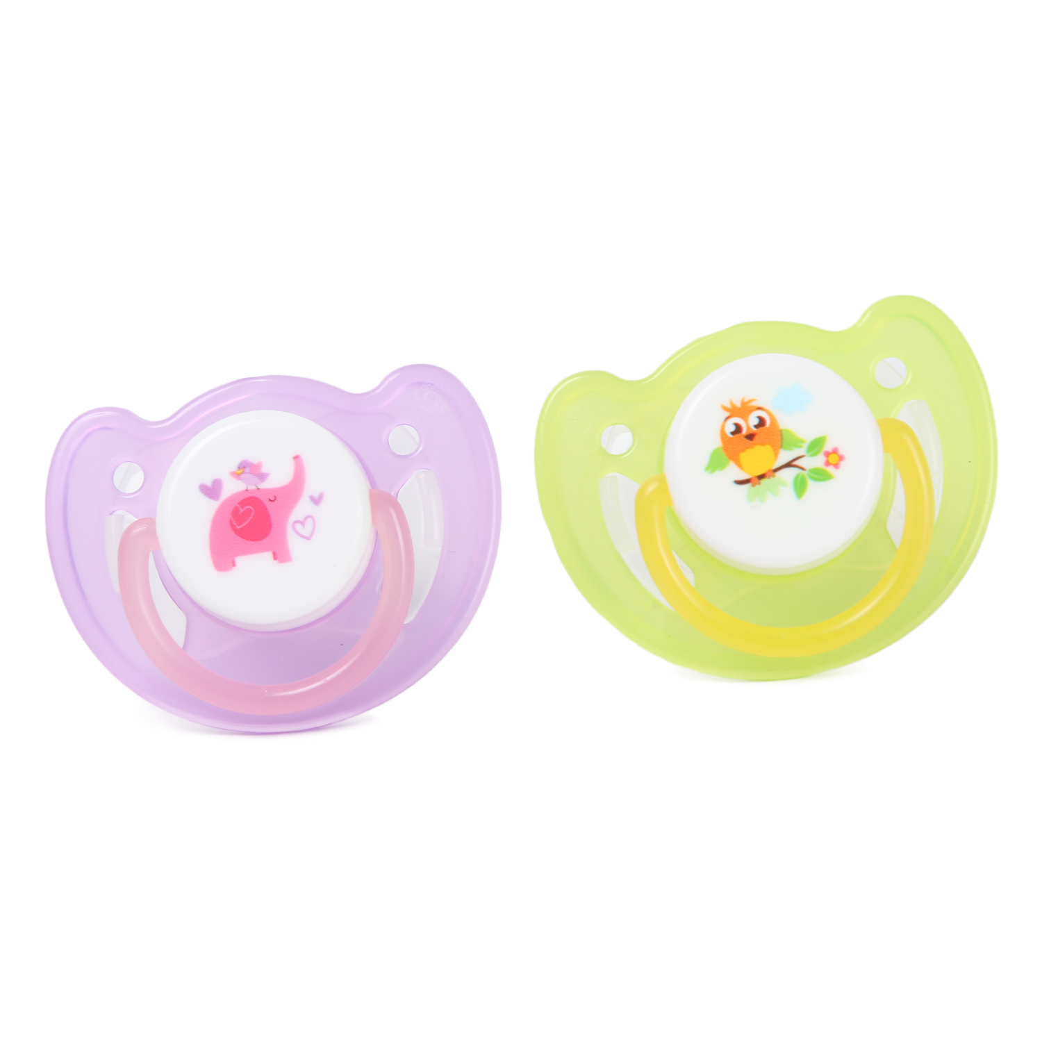 Пустышка BabyGo силикон ортодонтическая от 6 мес. 2 шт. - фото 1