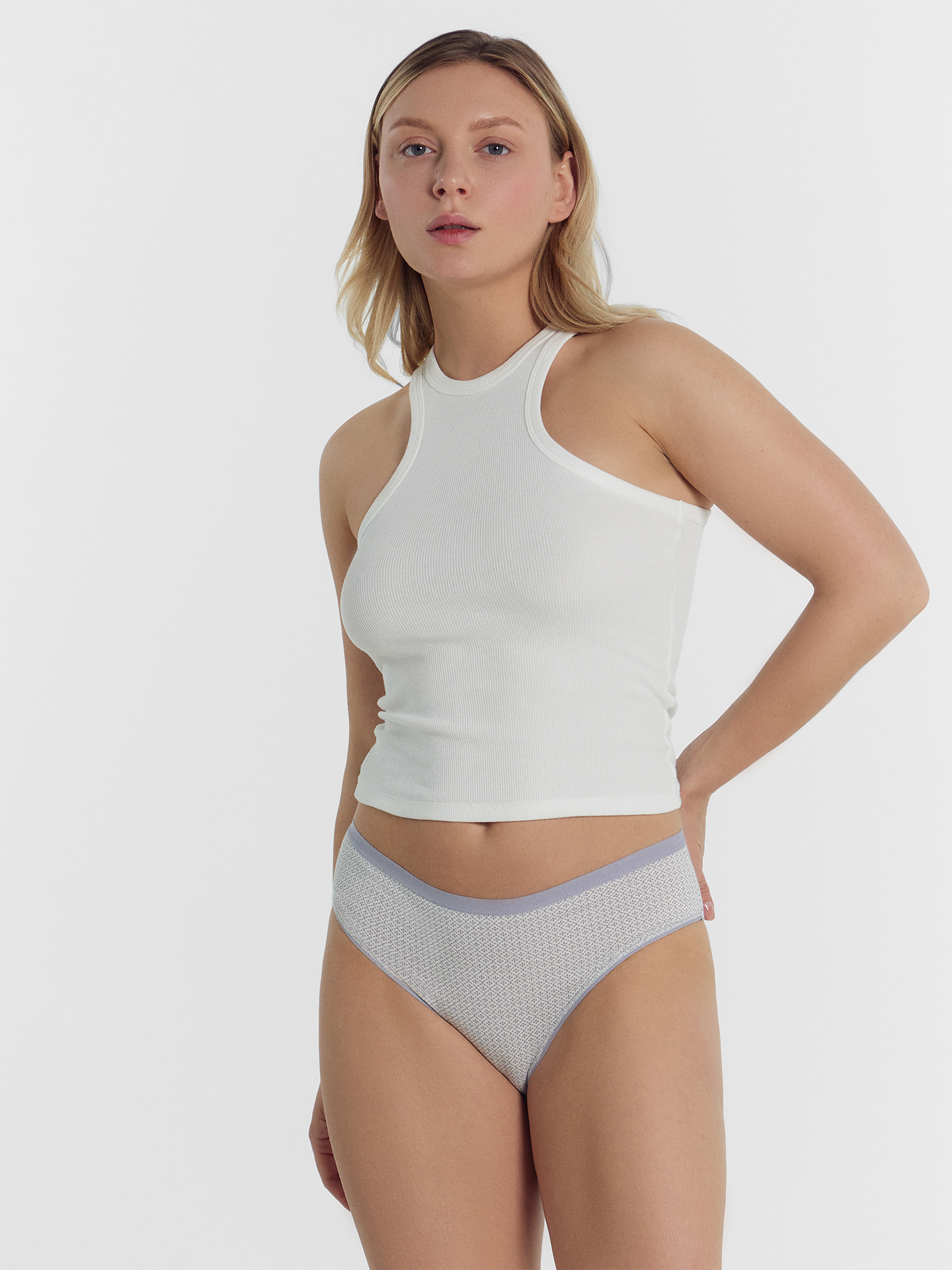 Трусы 3 шт Mark Formelle (Марк Формэль) 412427-3/серый орнамент на молочном - фото 5