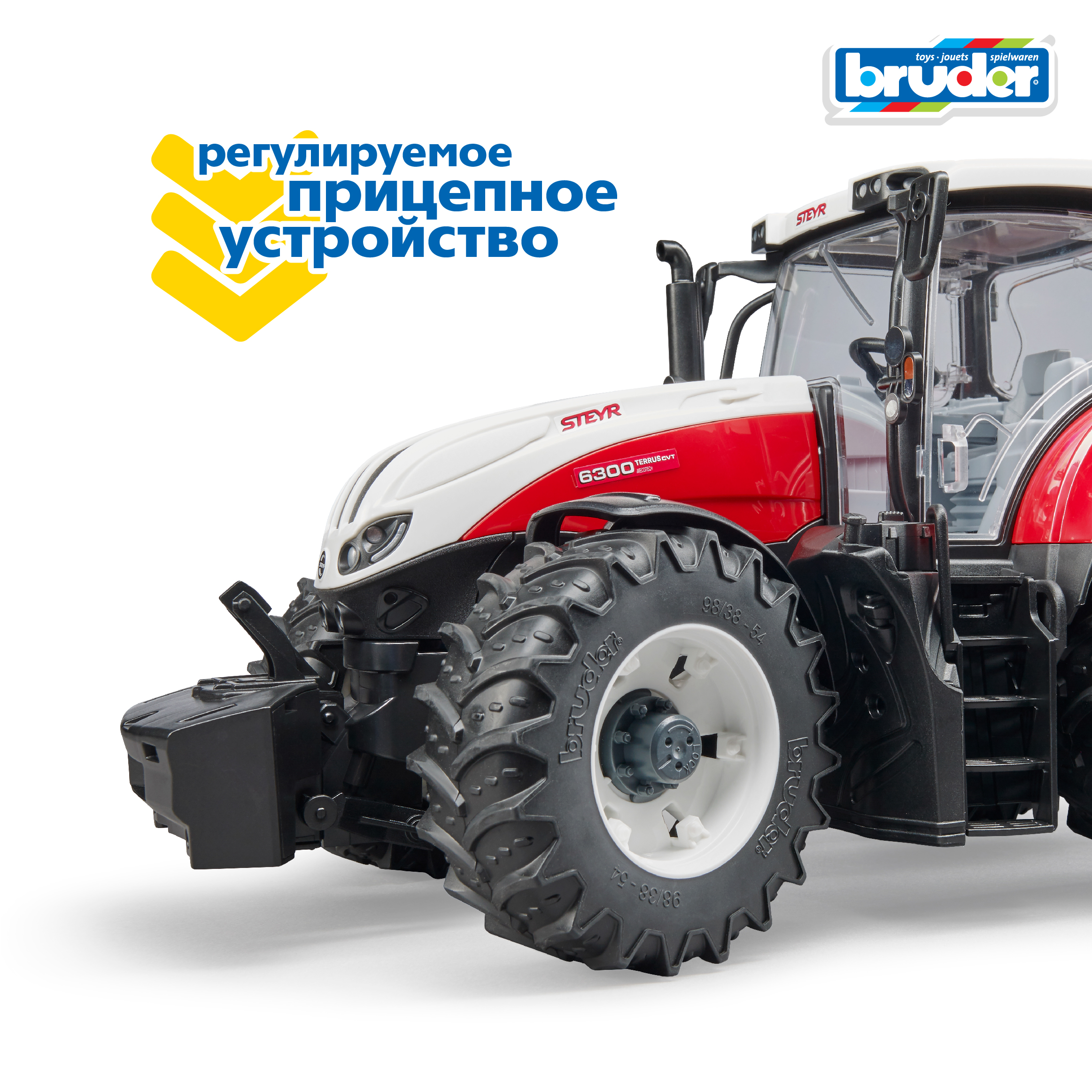 Трактор Bruder Steyr 6300 Terrus CVT 03-180 - фото 7