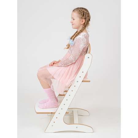 Детский стул растущий Babystul с подушкой школьный конфетки