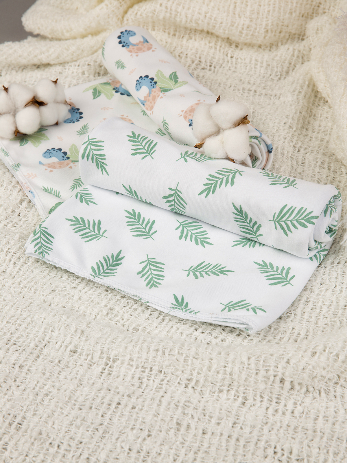 Пелёнка inlovery трикотаж 85х100 см 2 шт. - фото 14