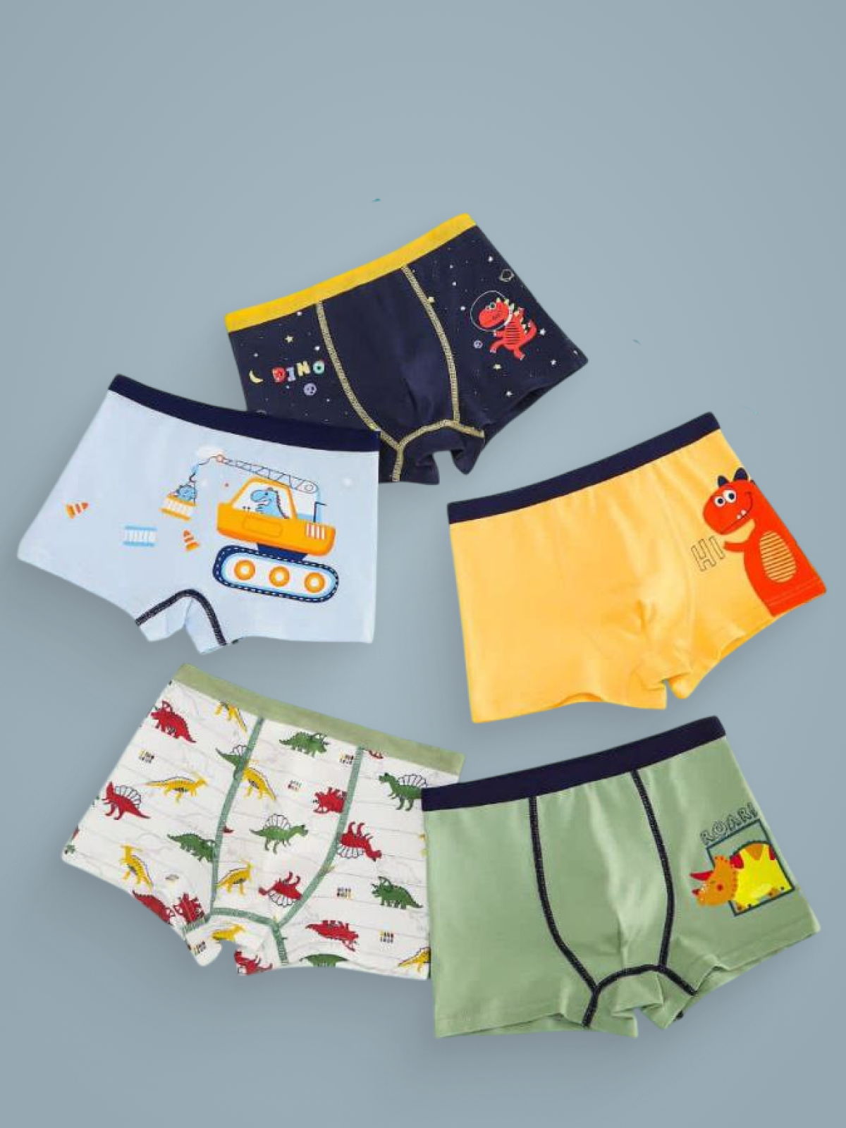 Трусы-боксеры 5 шт Little mole 321826СС - фото 1