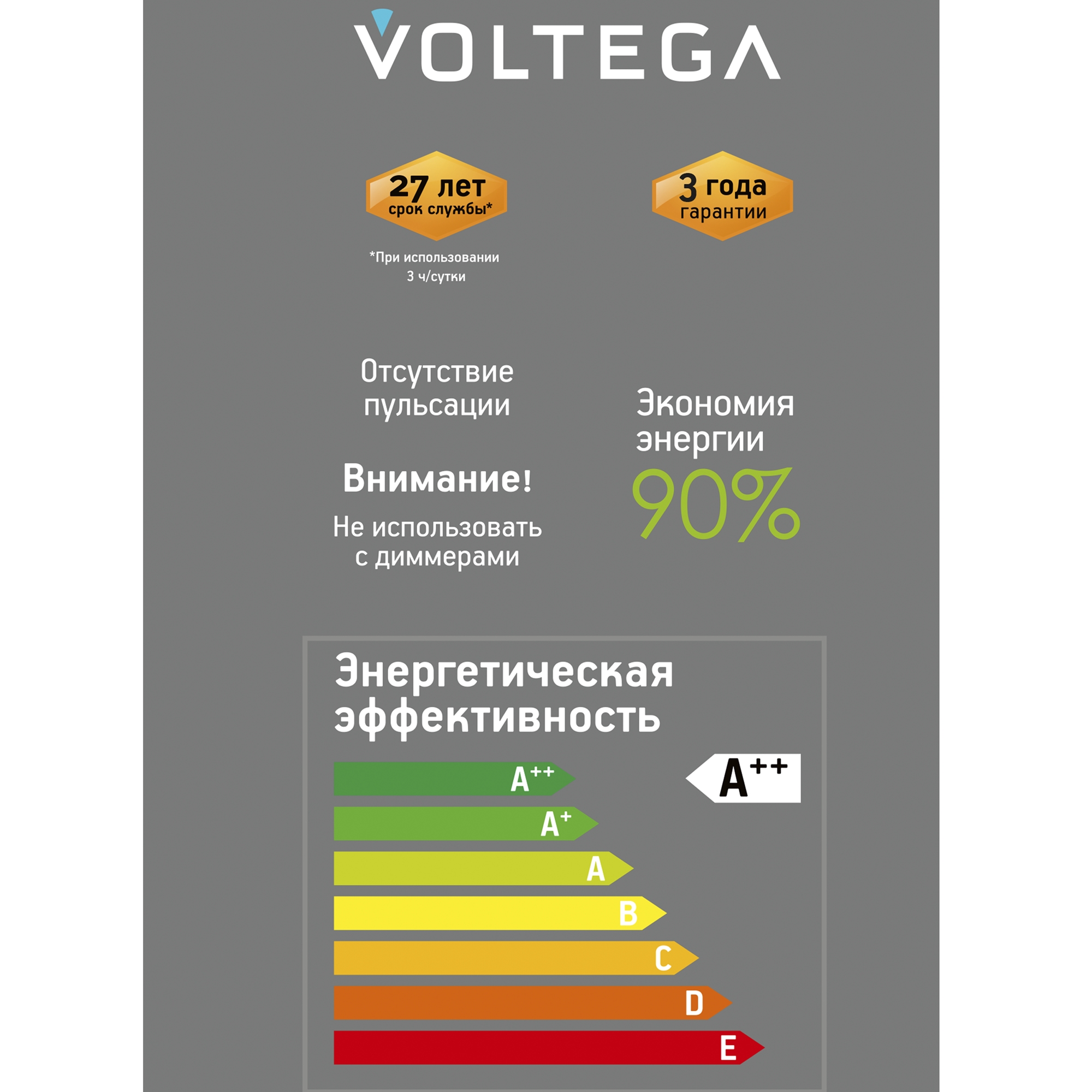 Лампочка декоративная VOLTEGA 8573 - фото 5
