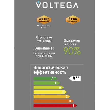 Лампочка декоративная VOLTEGA 8573