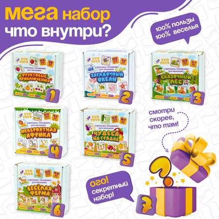 Пазл Evotoys Мега набор деревянный