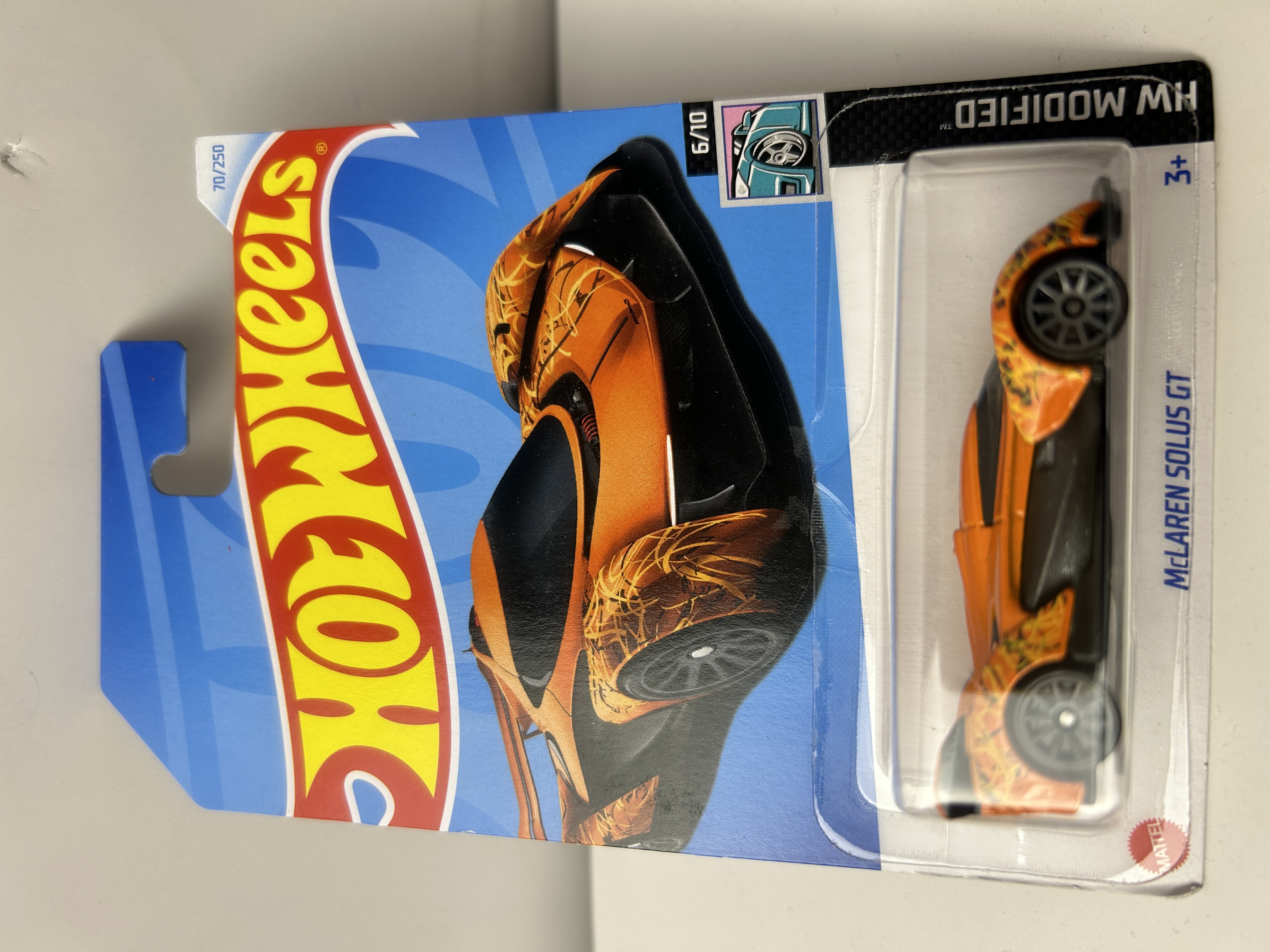 Автомобиль Hot Wheels McLaren Solus GT серия HW Modified 1:64 01414 - фото 1