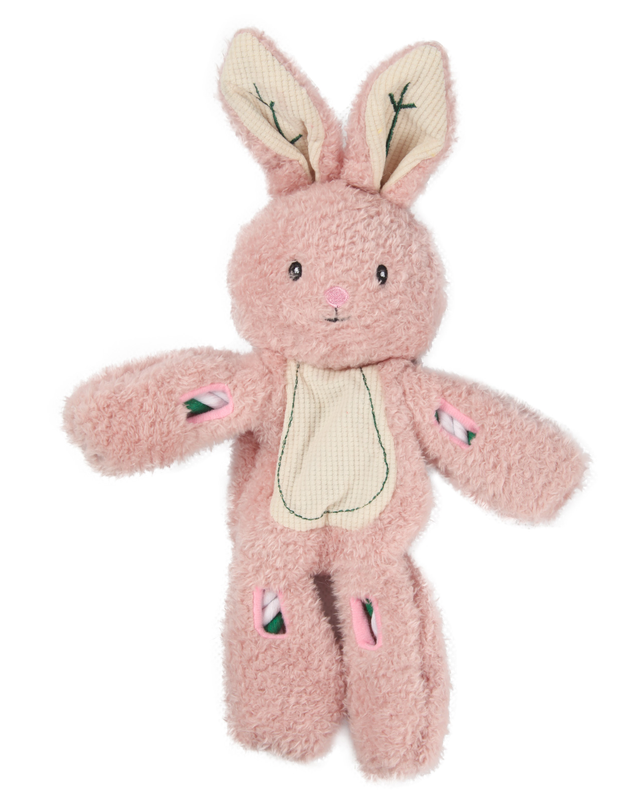 Игрушка для собак Barbaks Зайчиха Аксинья мягкая с пищалкой шуршит 36*24см - фото 1