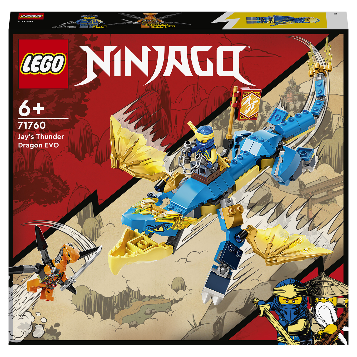 Конструктор LEGO NINJAGO Грозовой дракон ЭВО Джея - фото 2