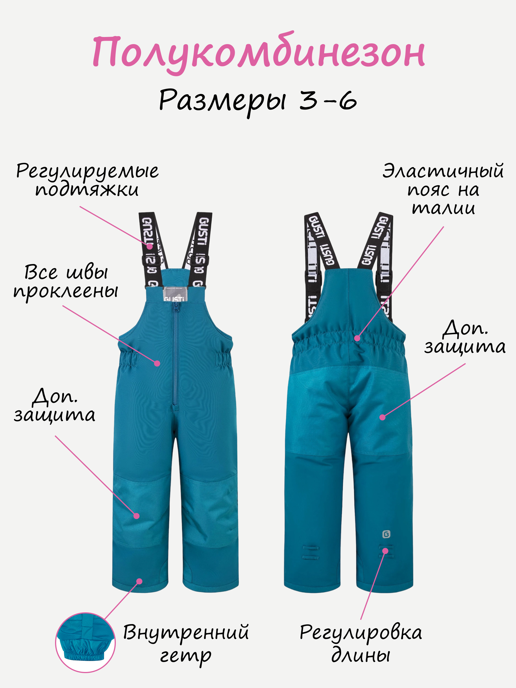 Комплект GUSTI GW5GS992-AQUA - фото 6