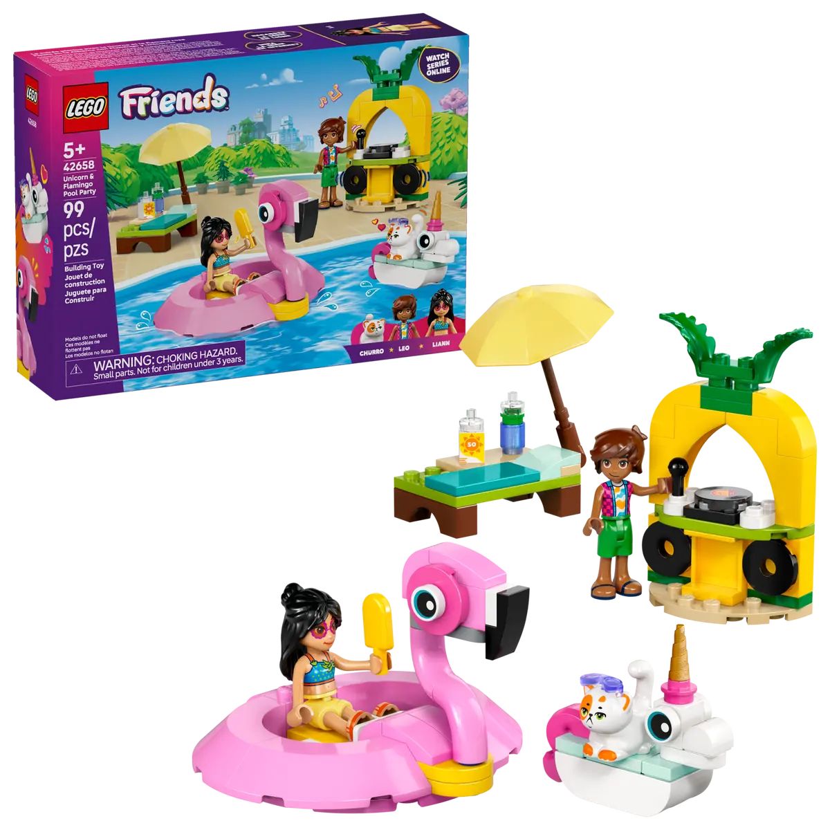 Конструктор LEGO Friends Вечеринка у бассейна - фото 1