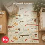 Детский складной коврик Happy Baby Soft Floor 145 x 195 см