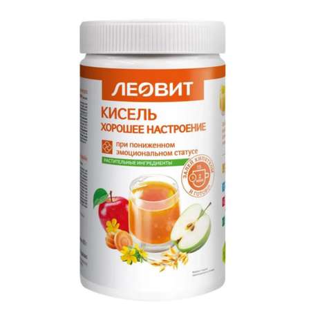 Натуральный кисель витаминный Леовит Хорошее настроение 400гр.