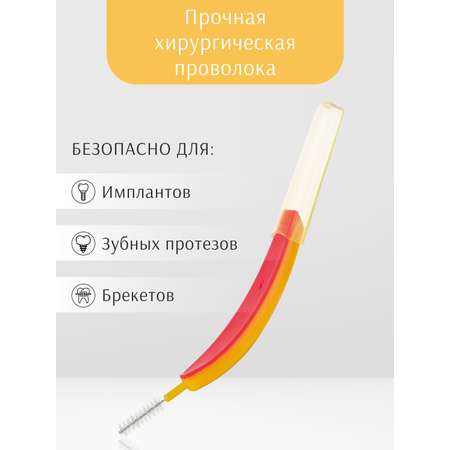 Зубная нить edel+white 6 шт.