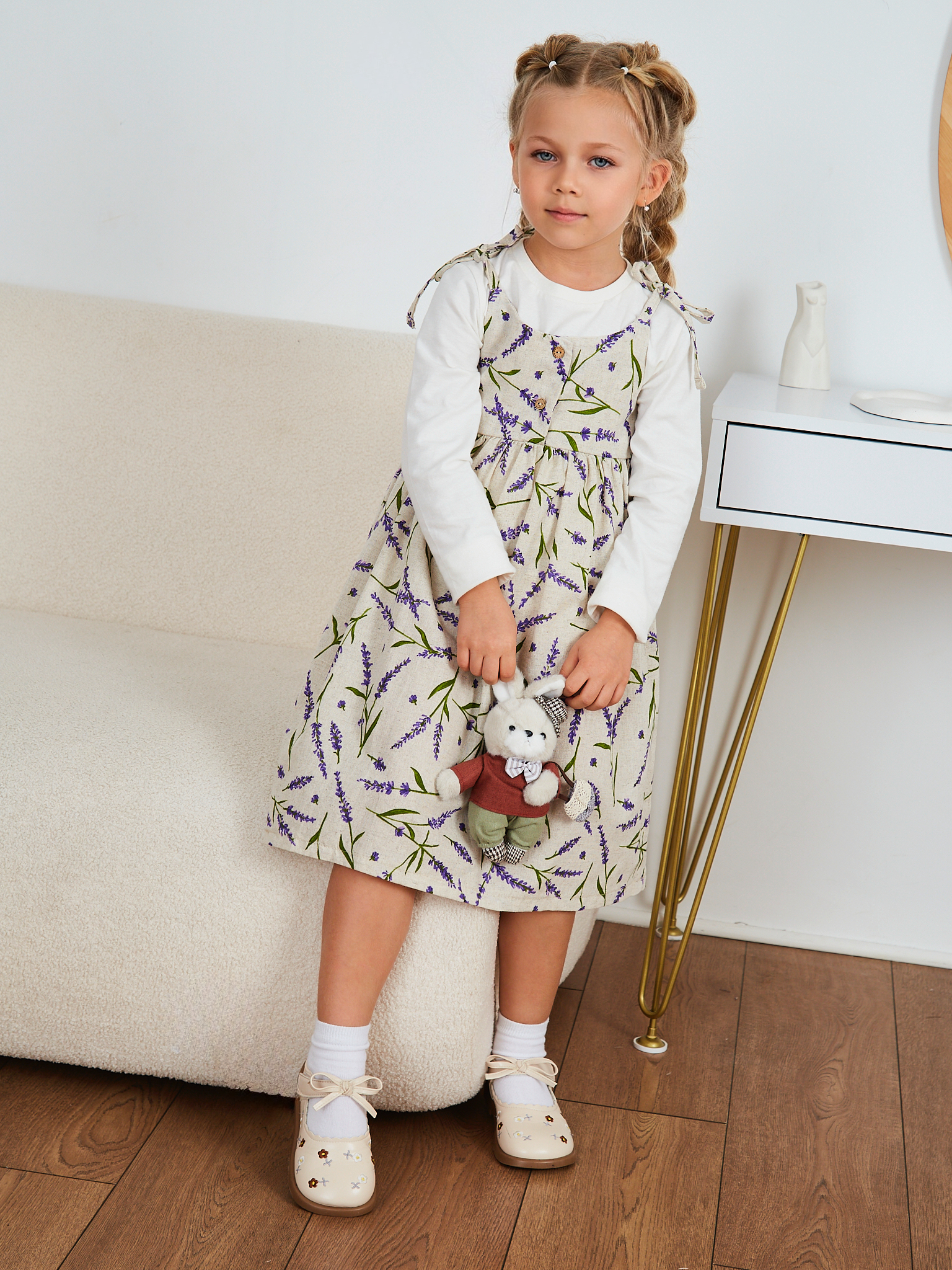 Сарафан MOUN сарафан_девочки_лаванда - фото 16