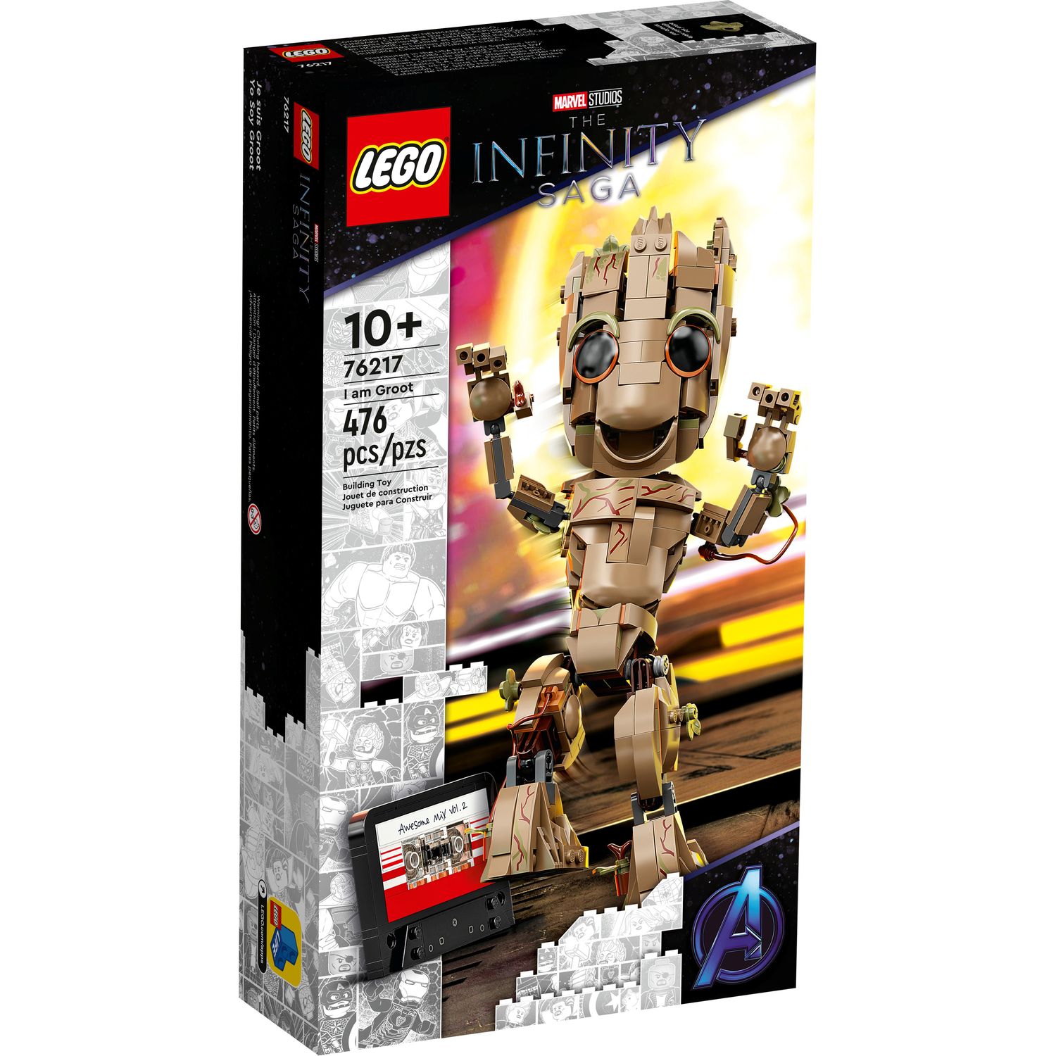 Конструктор LEGO Marvel Super Heroes I am Groot 476 дет. - фото 5