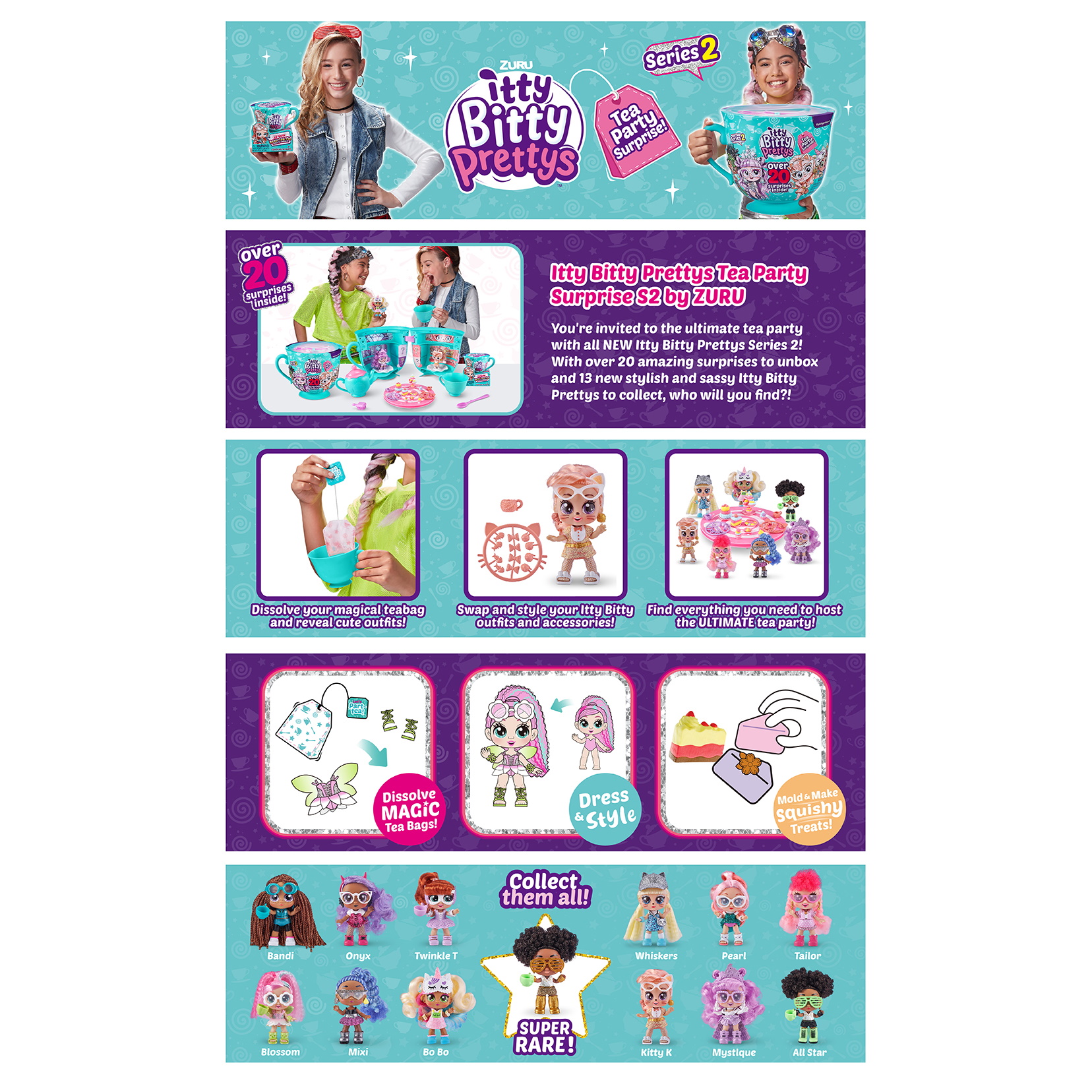 Кукла мини ITTY BITTY PRETTYS 9711-S001 - фото 12