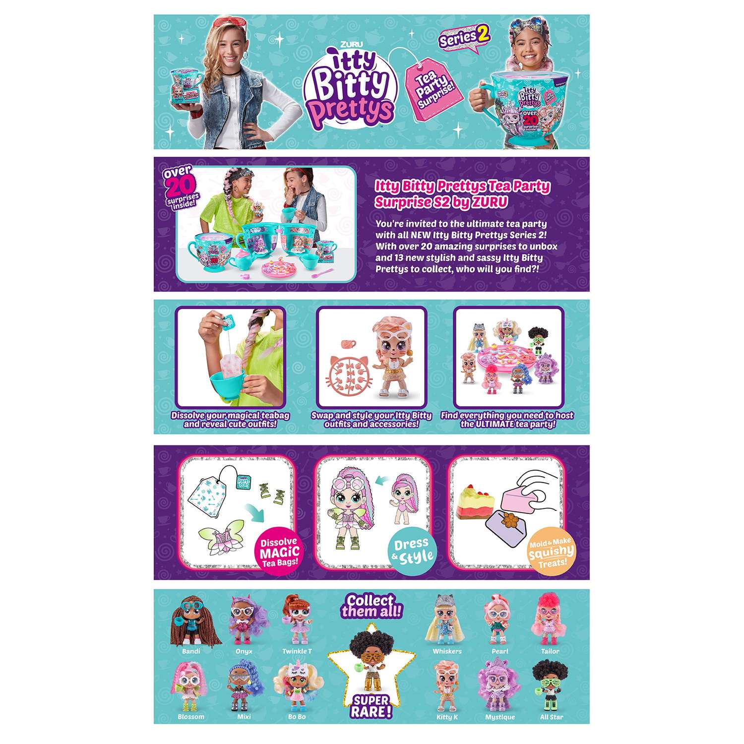 Кукла мини ITTY BITTY PRETTYS 9711-S001 - фото 12