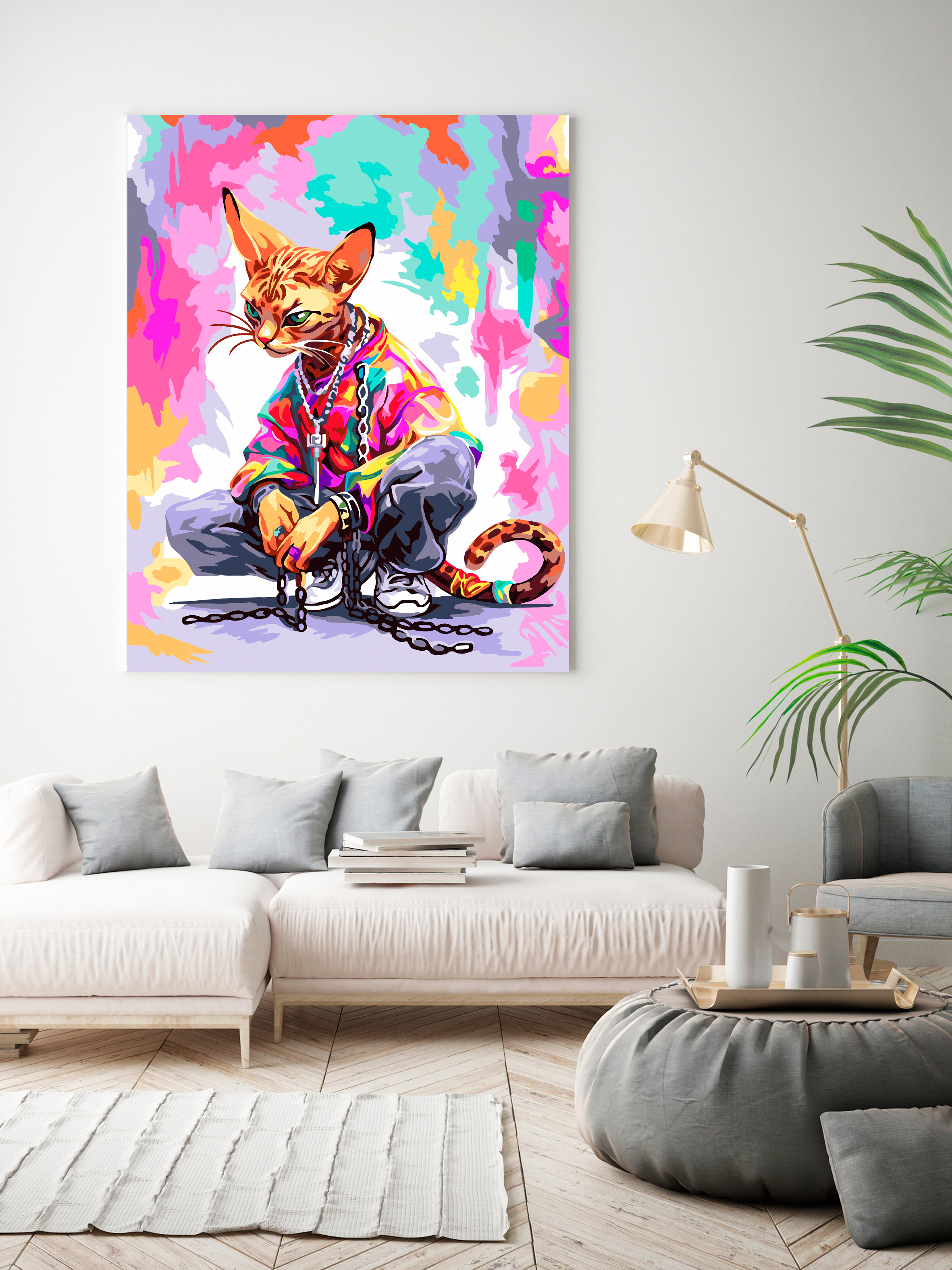 Картина по номерам Art sensation Оцикет и краски в ассортименте - фото 3