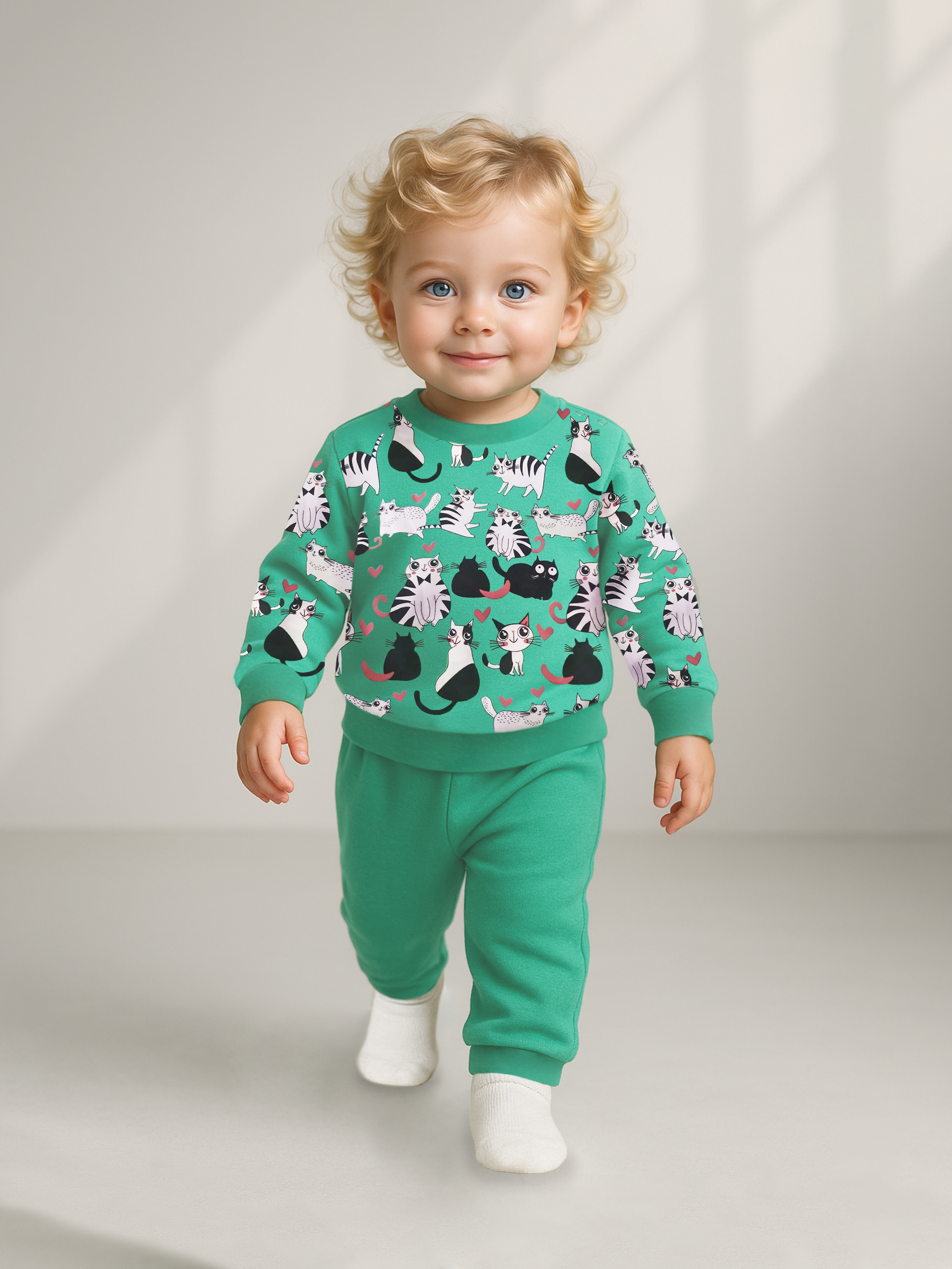 Свитшот и брюки Baby Stylе мд108040 - фото 1