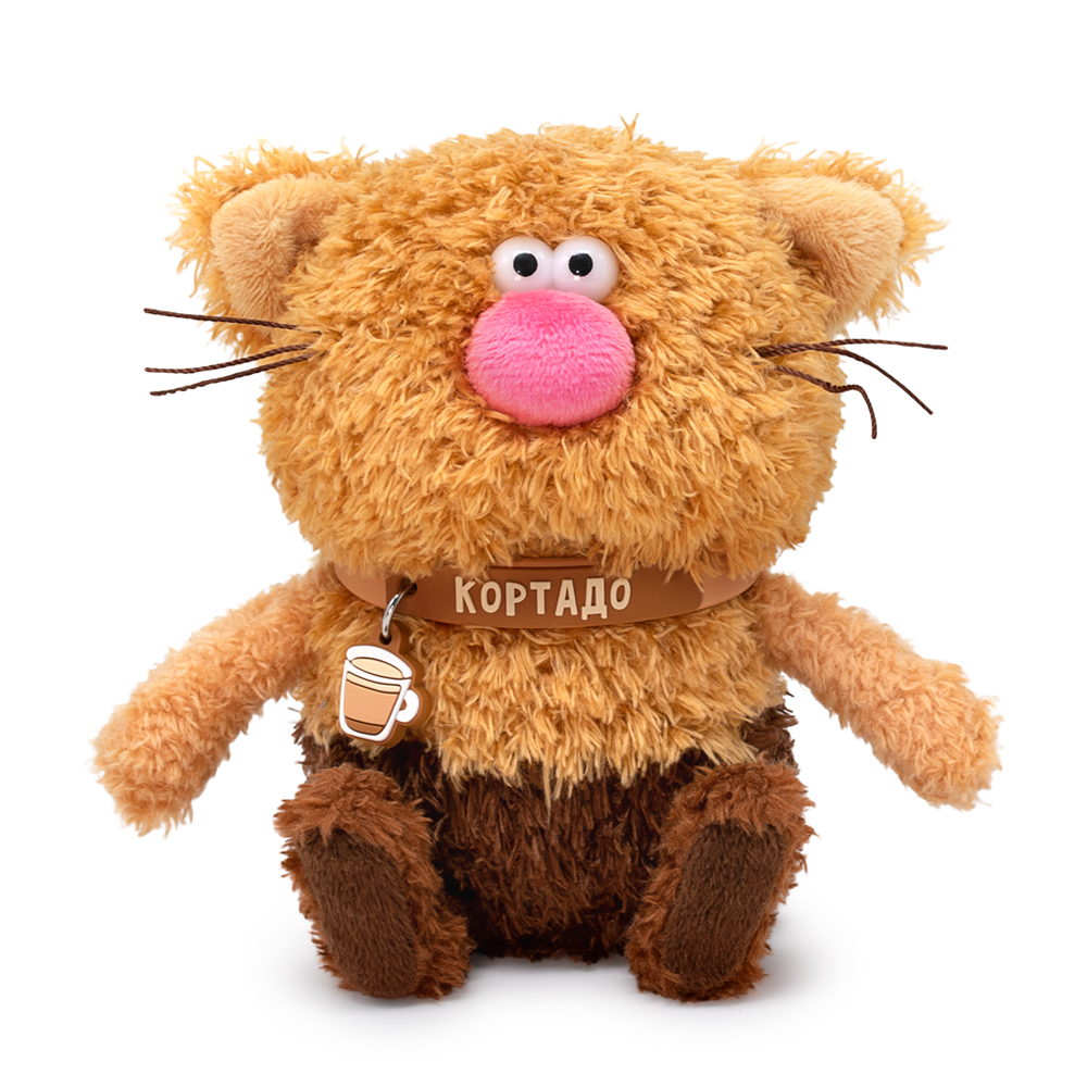 Мягкая игрушка BUDI BASA Кофейный кот Кортадо 12см - фото 1