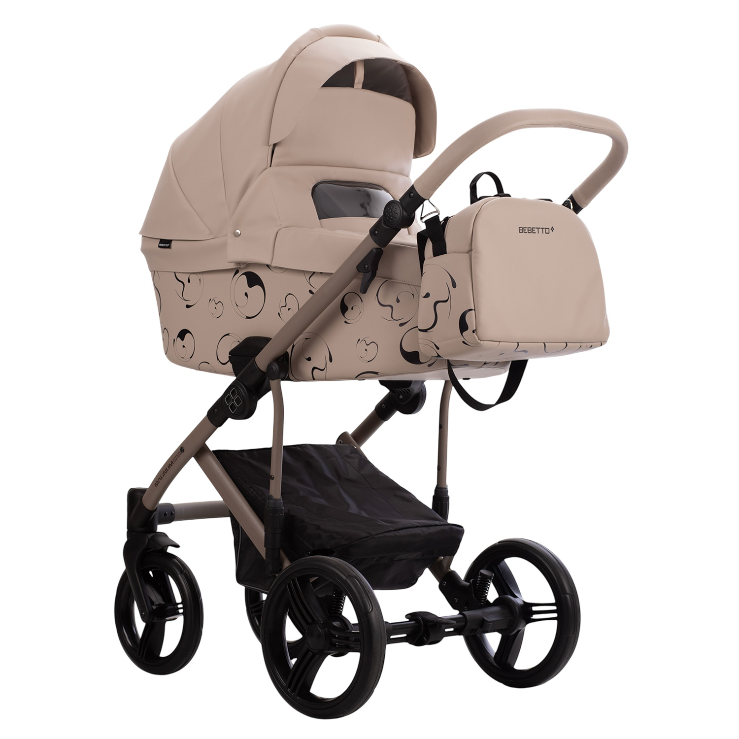 Коляска 2в1 Bebetto Magnum Light SE Pro бежевый - фото 3