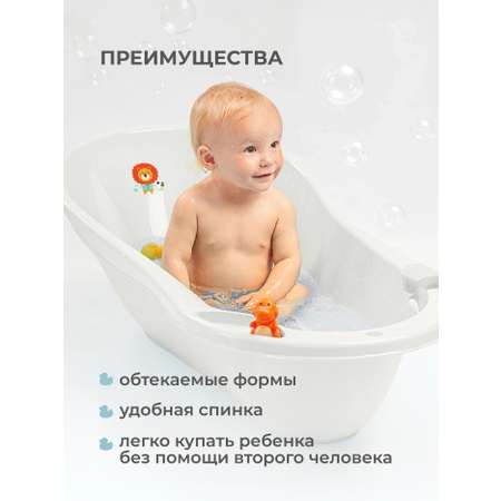 Ванночка Пластишка белый