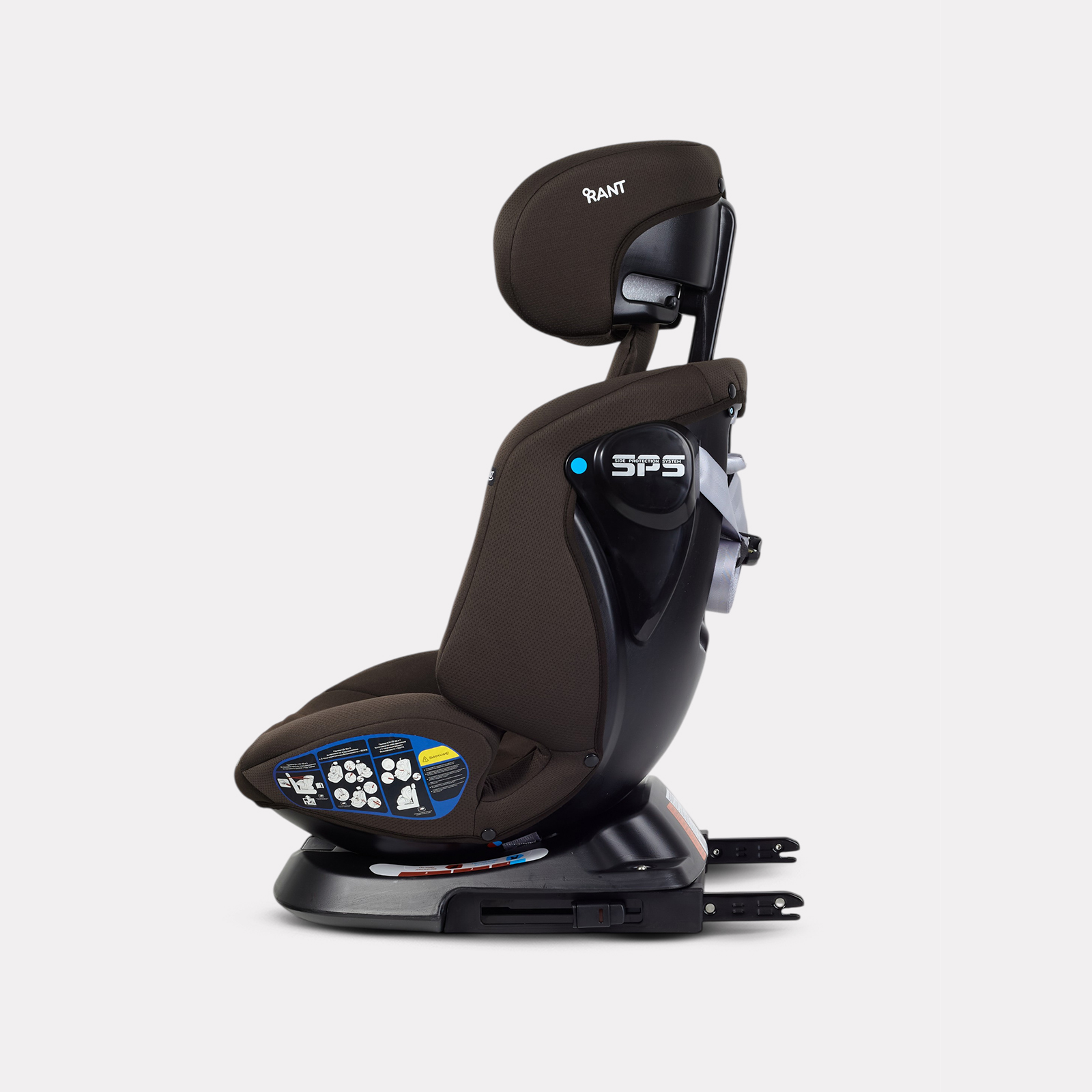 Автокресло Rant Nitro Isofix 0+/1/2/3 (0-36 кг) коричневый - фото 7