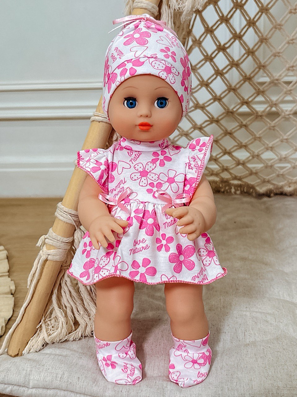 Кукла пупс СТРАНА КУКОЛ говорящая большая высота 35 см 15-С-4 - фото 15