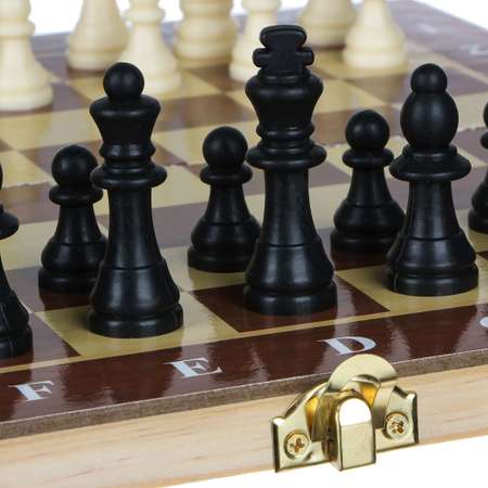 Настольная игра Zhorya 3 в 1 шашки шахматы нарды