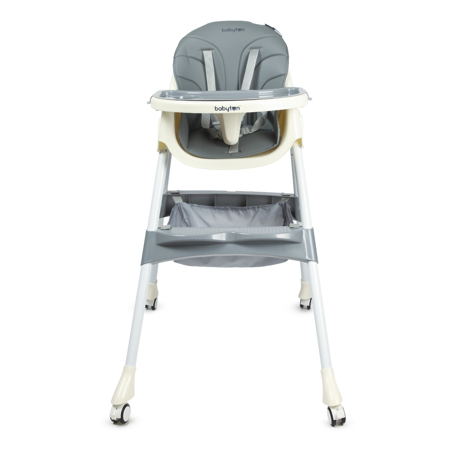 Стульчик для кормления Babyton Bueno Grey трансформер - фото 7