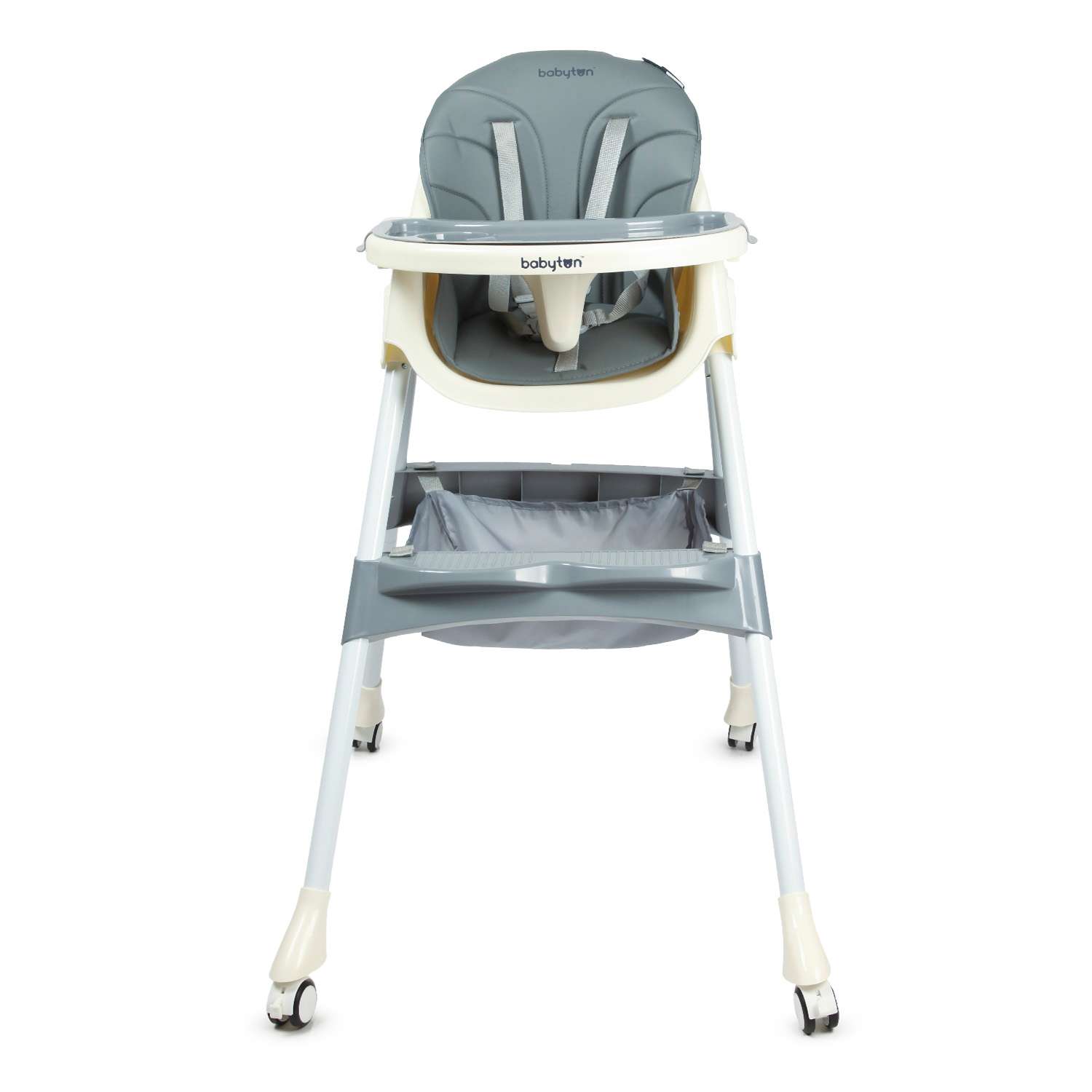 Стульчик для кормления Babyton Bueno Grey трансформер - фото 7