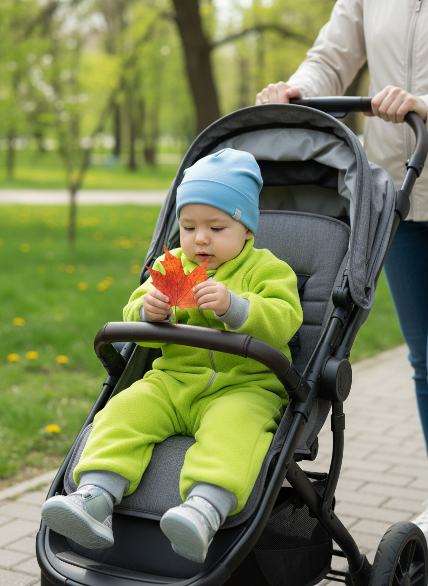 Комбинезон флисовый Утенок 279Дг(ш) салат - фото 2