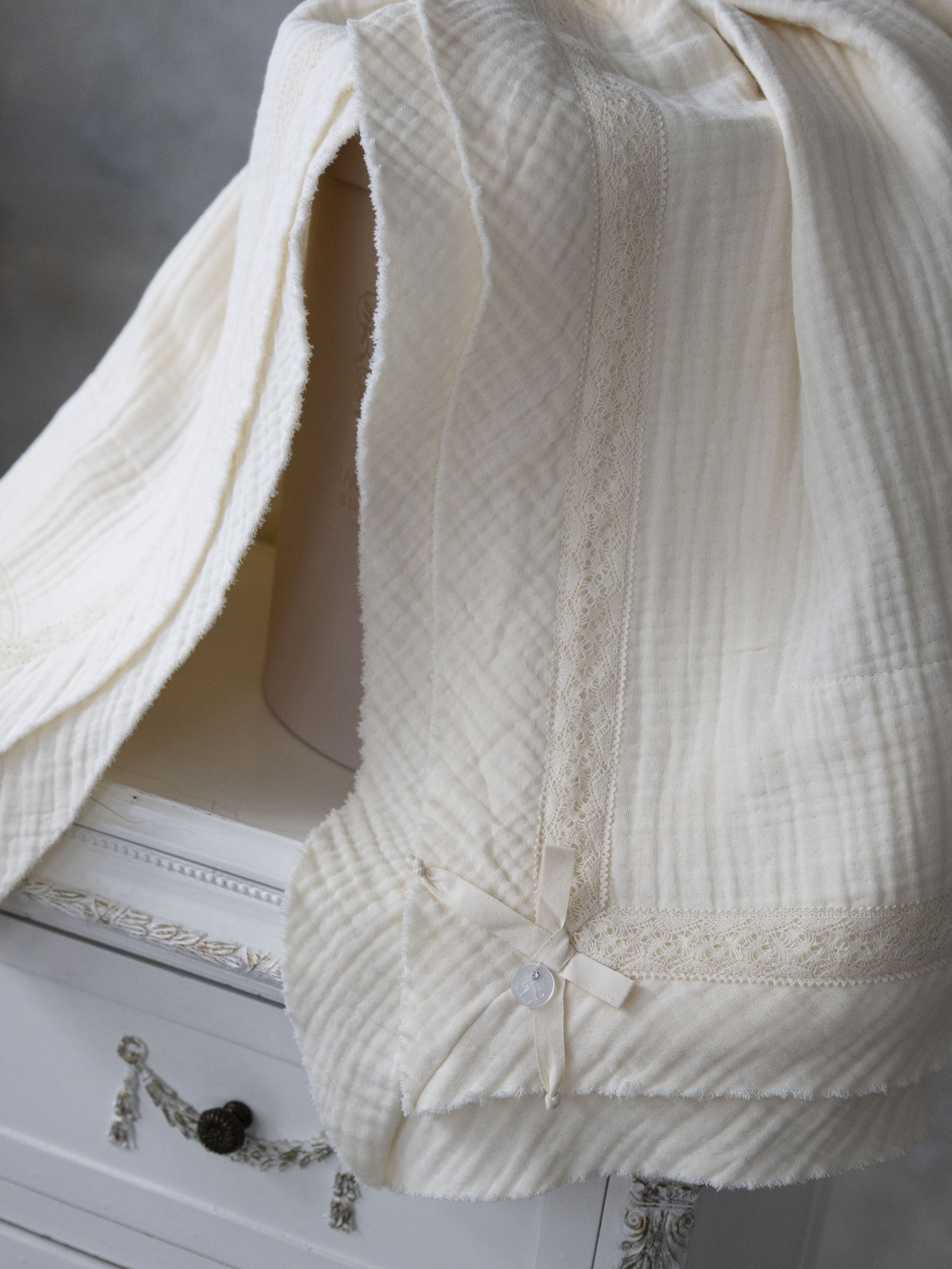 Плед НаследникЪ Выжанова муслиновый на выписку 95 x 95 см хлопок - фото 8