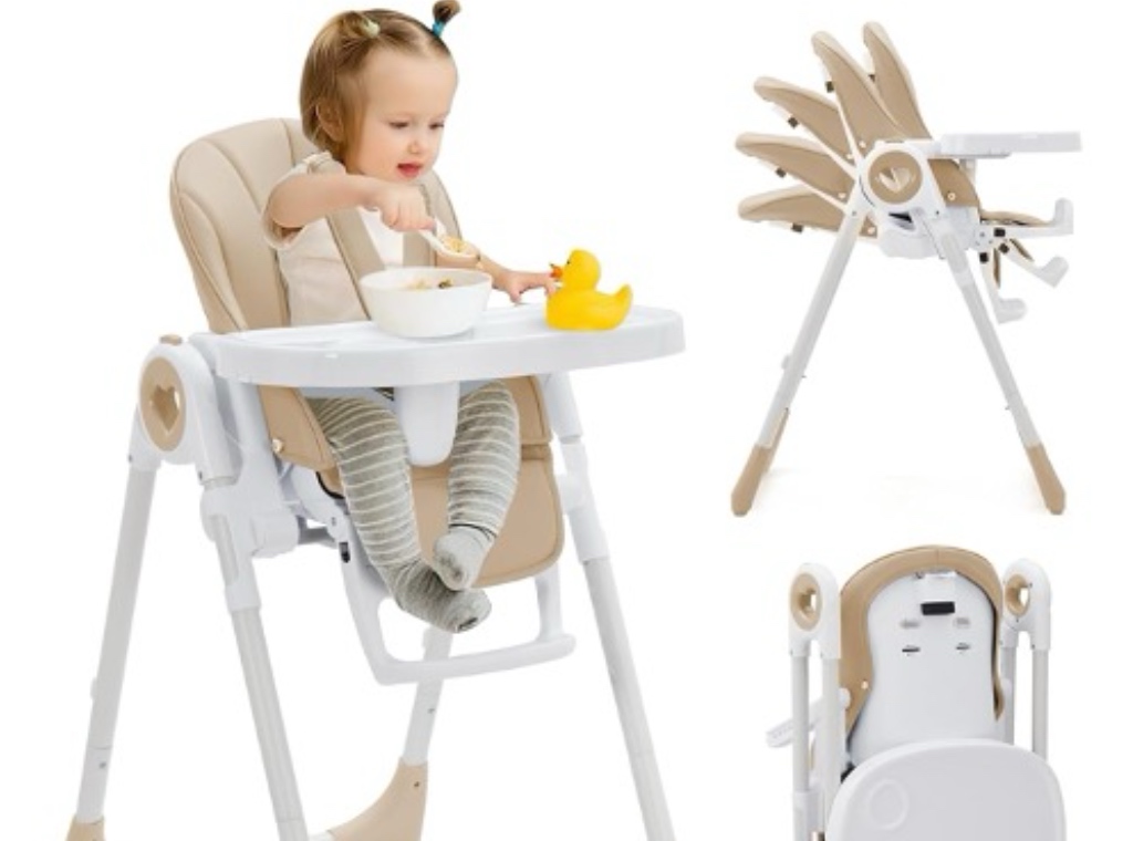 Стульчик для кормления Puremama Стульчик для кормления бежевый - фото 1