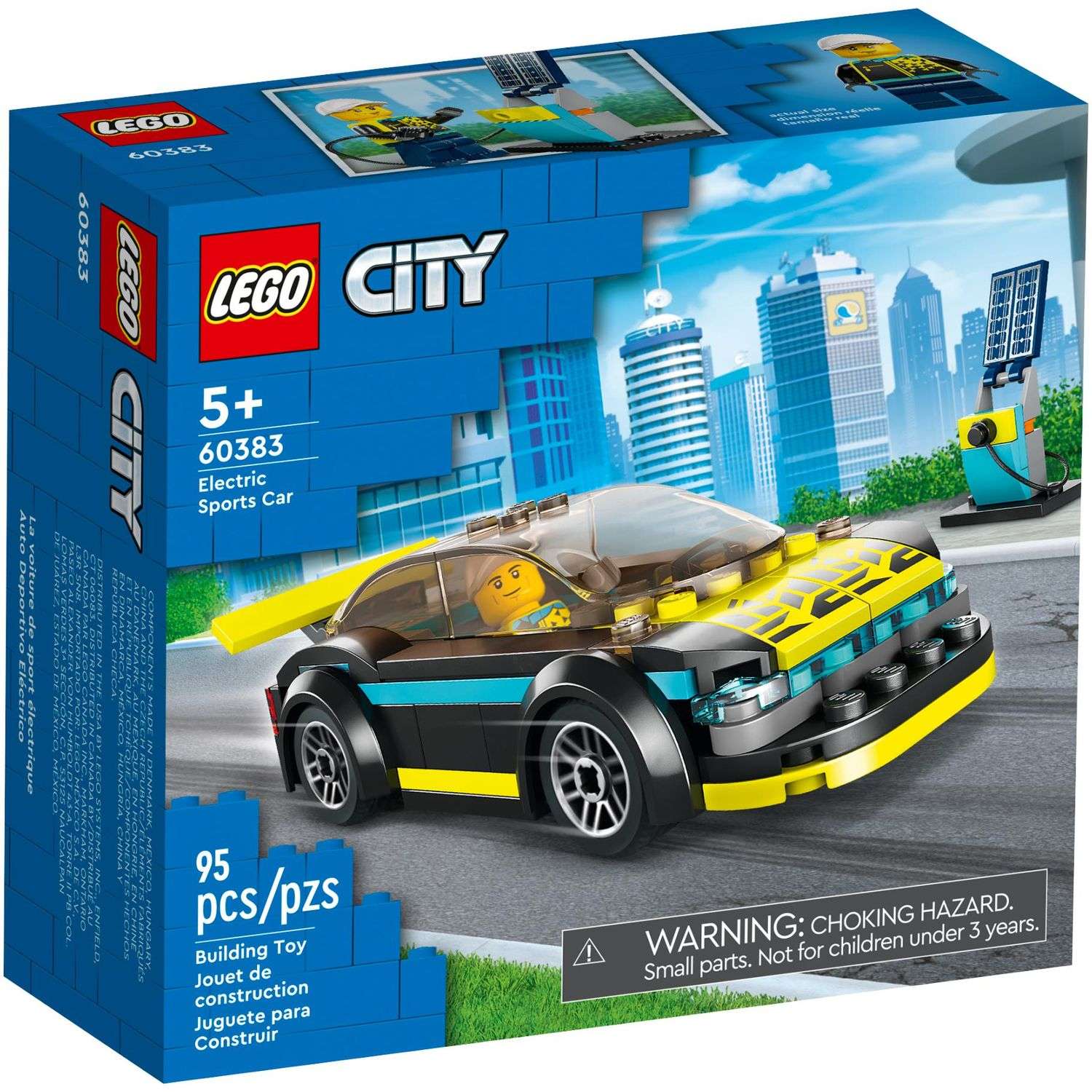 Конструктор LEGO City Электрический спорткар блочный - фото 7