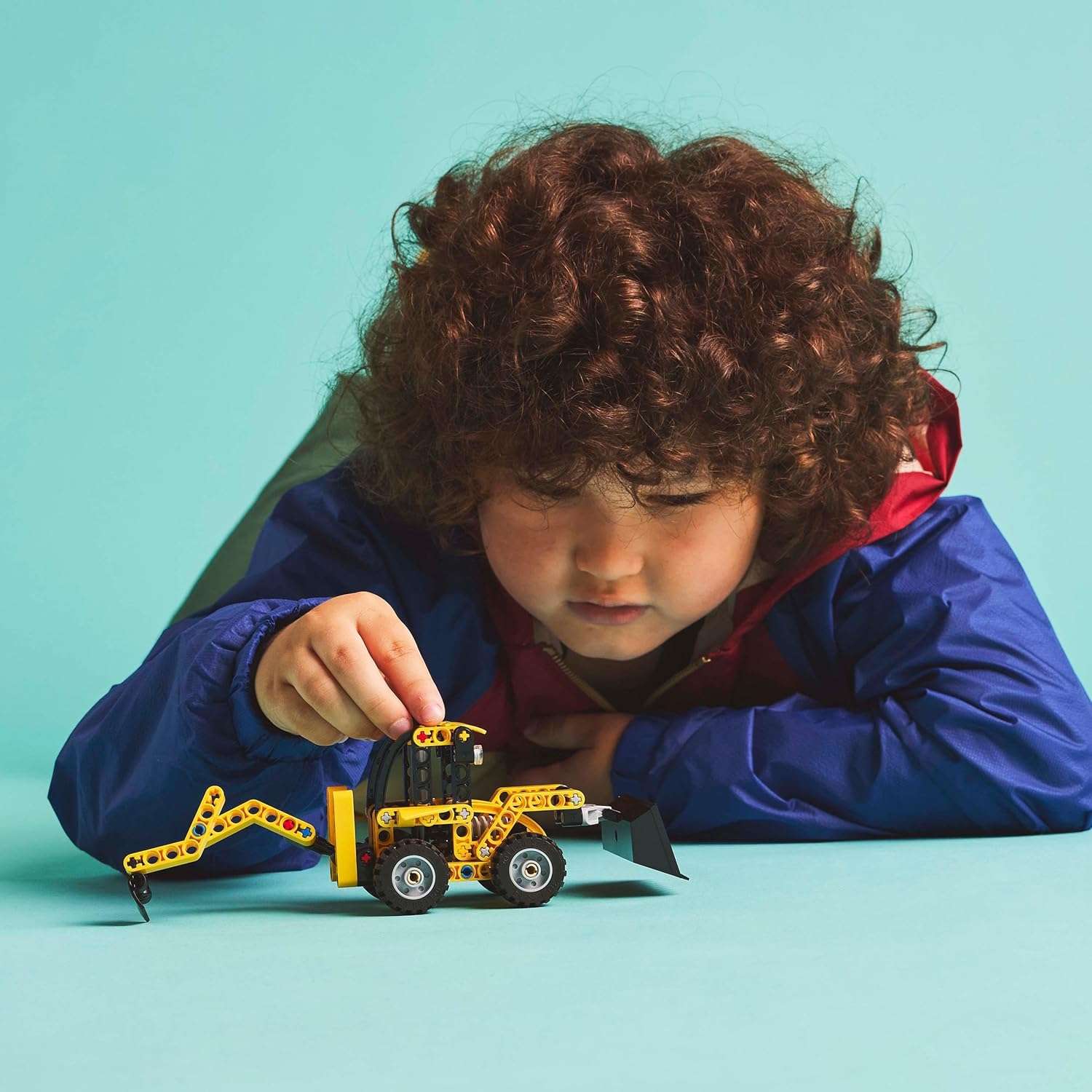 Конструктор LEGO Technic Экскаватор-погрузчик блочный - фото 8