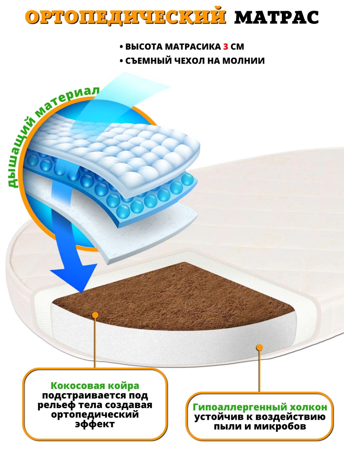 Колыбель Floopsi белый - фото 4