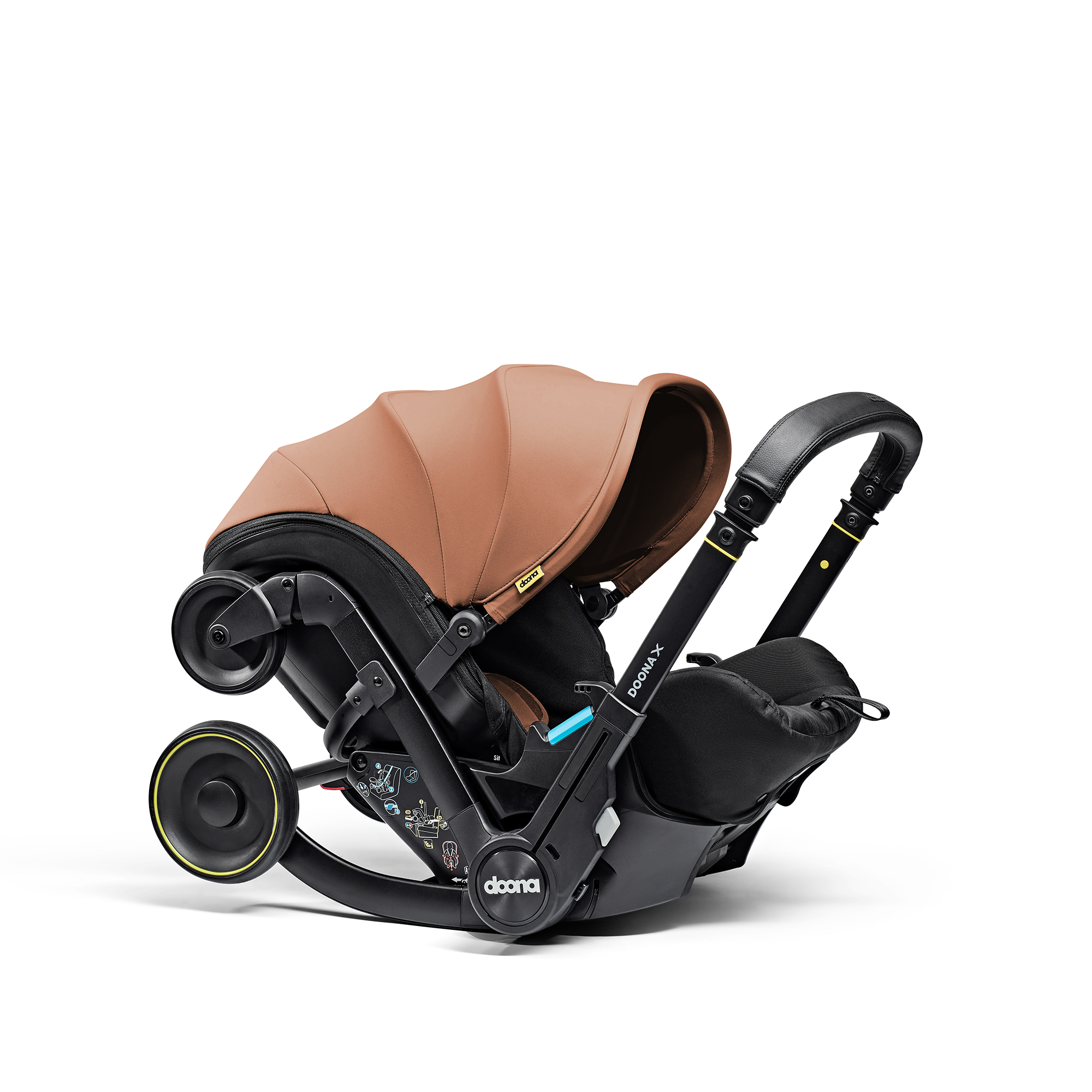 Автокресло Doona Doona X, цвет: Terracotta Isofix 0 (0 -13 кг) коричневый - фото 24