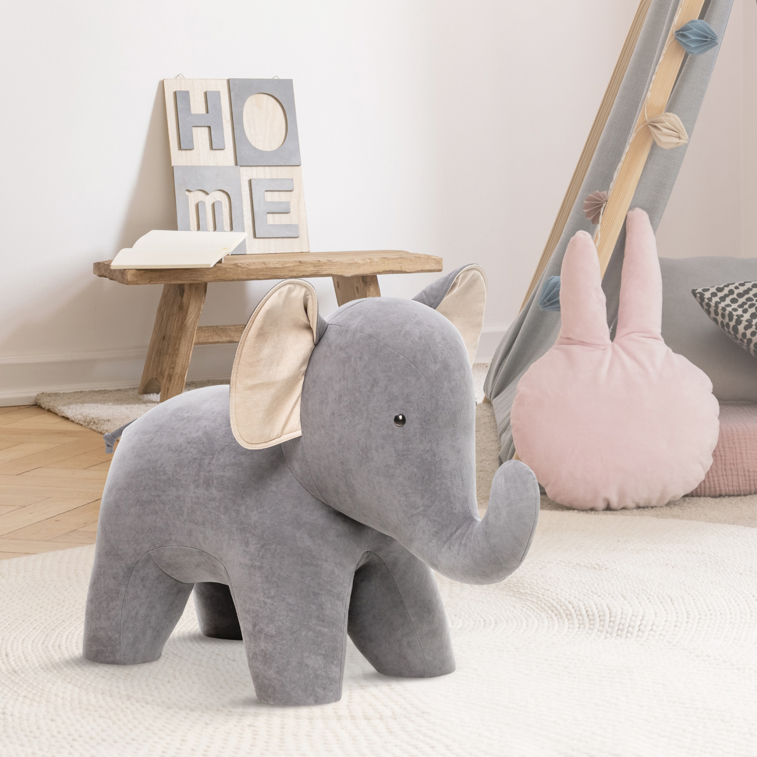 Изображение товара Пуф Leset Elephant мягкий компактный слон для детей и интерьера