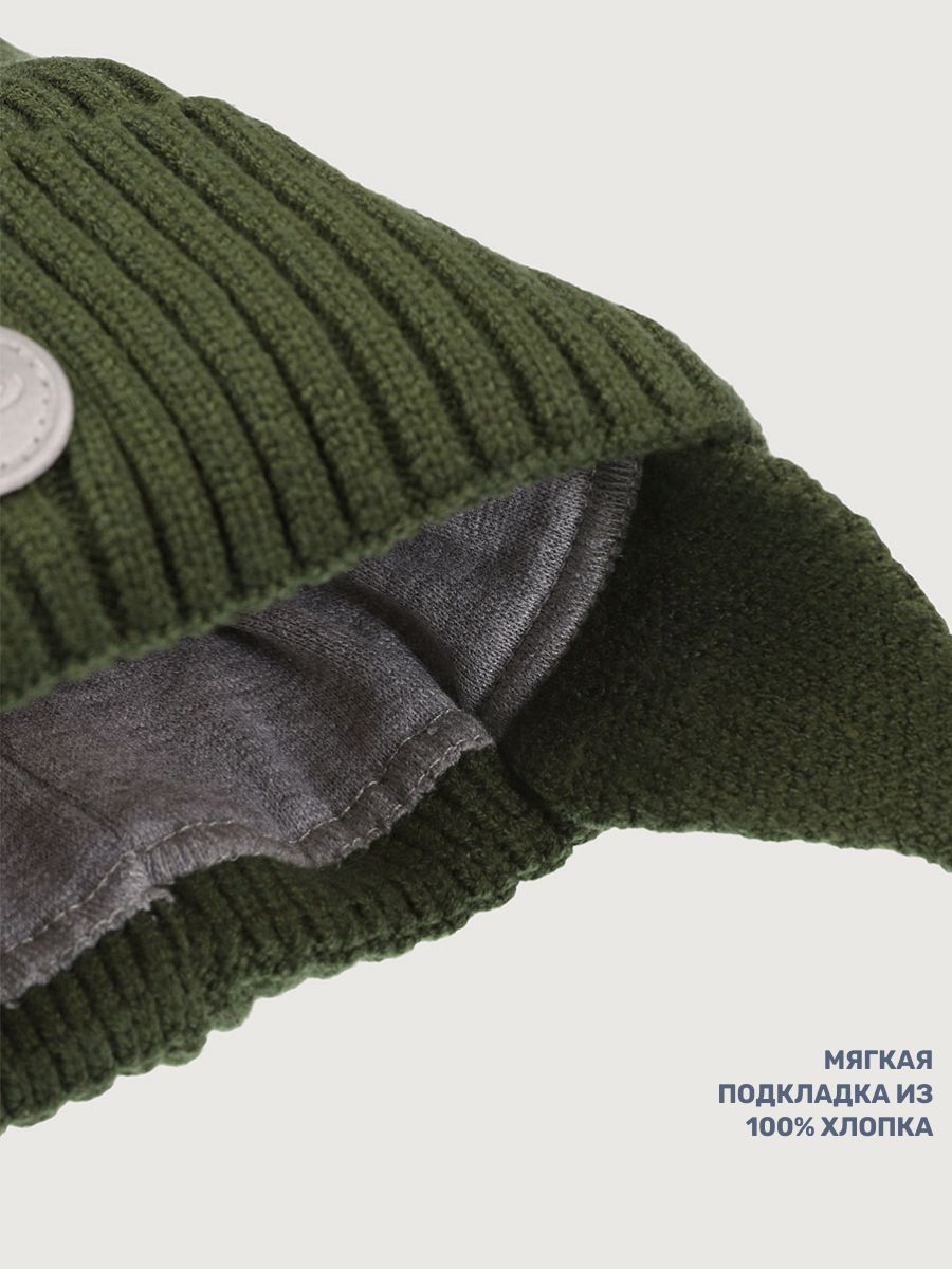 Шапка NIKASTYLE 11м21326 хаки - фото 5