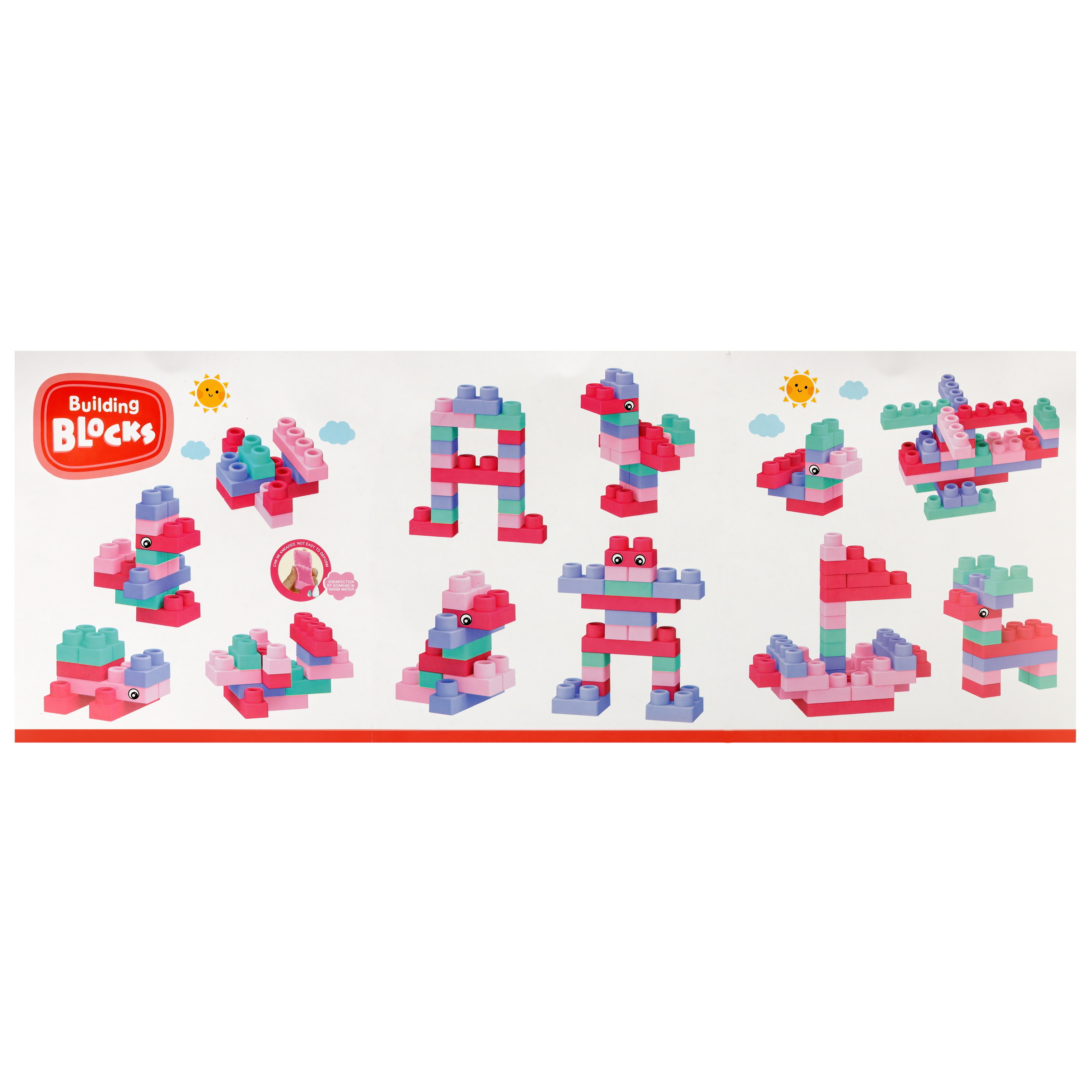Конструктор 1TOY мягкий 40 дет. - фото 17