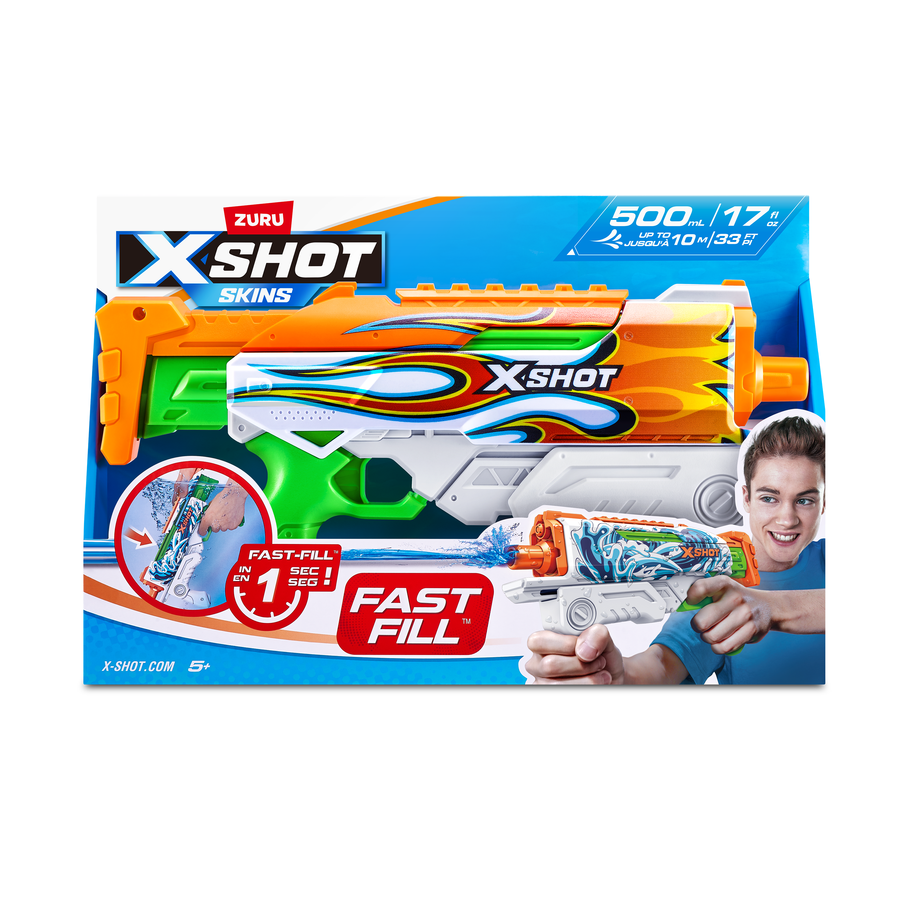 Бластер водный Zuru XSHOT  Skins Гиперлоад - фото 7
