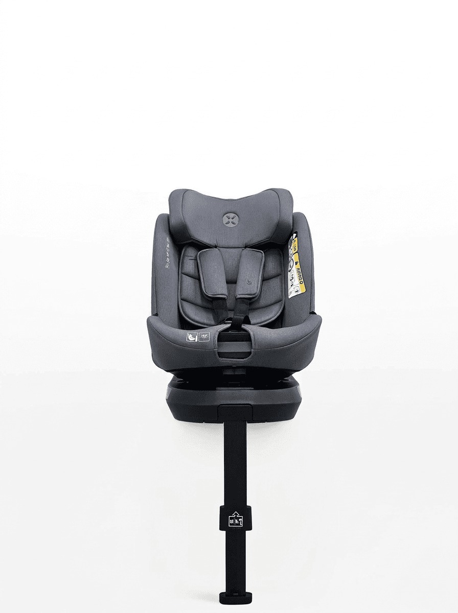 Автокресло agex Grow i-Fix Isofix 0+/1/2/3 (0-36 кг) серый - фото 4