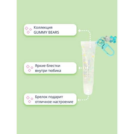 Блеск для губ ISCREAM Gummy bears тон 01 coconut