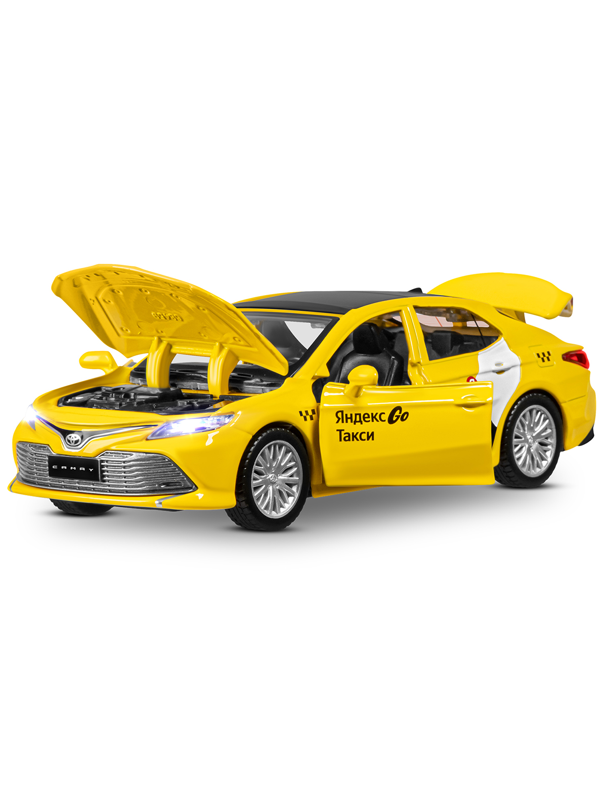Автомобиль Яндекс GO Toyota Camry Такси озвучено Алисой 1:34 JB1251482 - фото 18