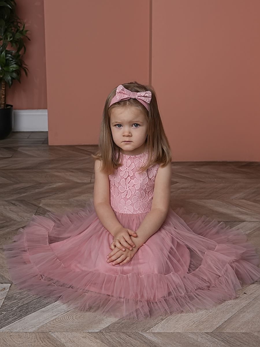 Платье Trendyco kids ТК617/румяна-Blush - фото 6