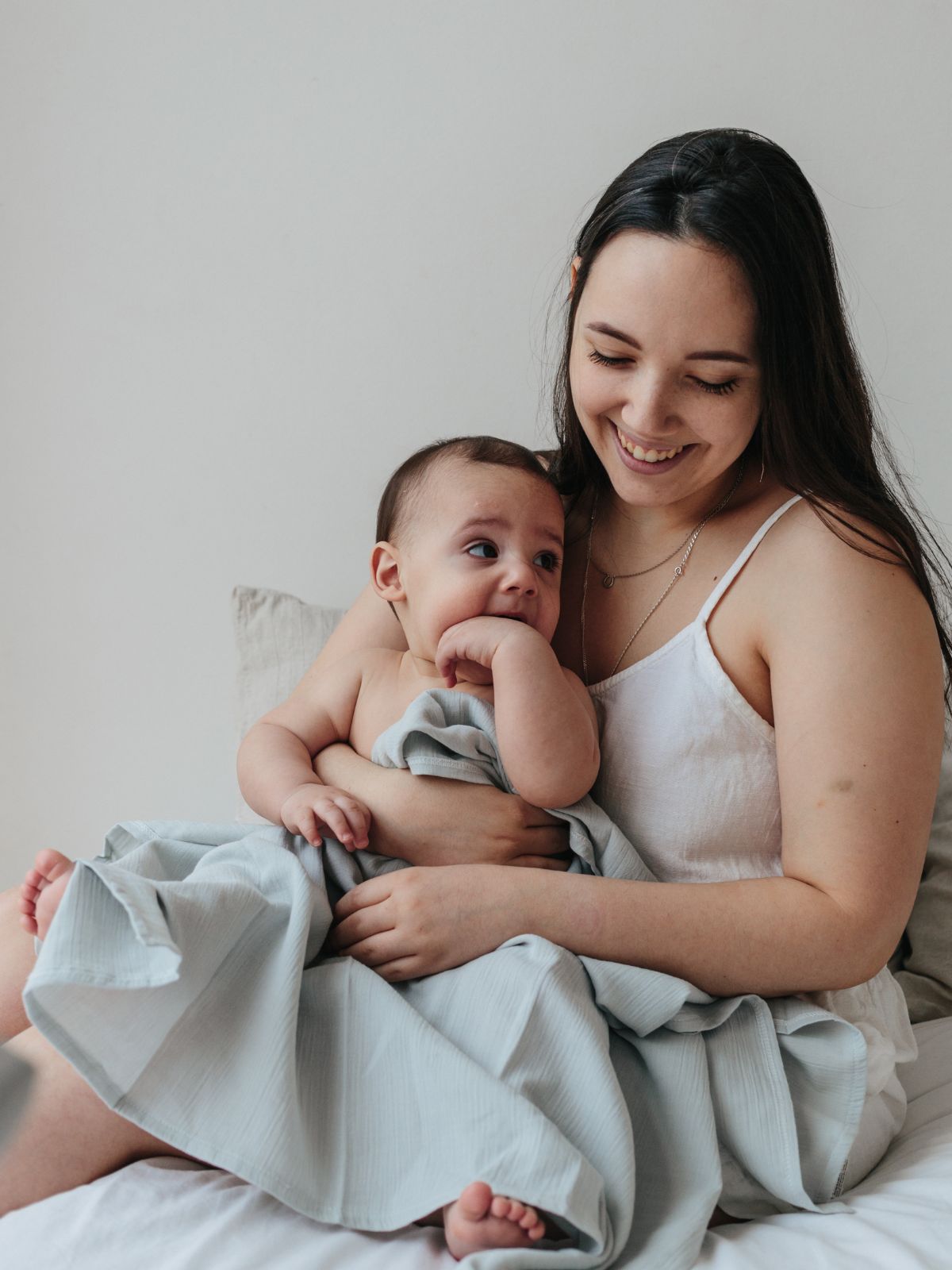 Пелёнка Bebekevi серая муслин 90х90 см 1 шт. - фото 2