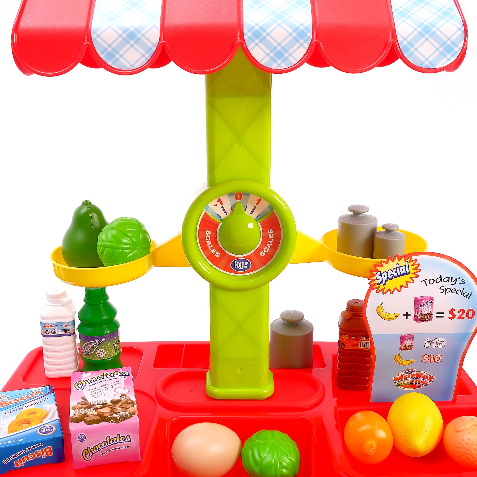 Игровой набор Sima-Land продукты, прилавок, касса - фото 3