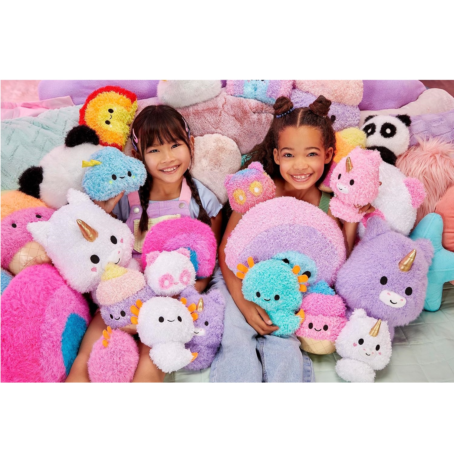 Мягкая игрушка FLUFFIE STUFFIEZ аксолотль 25 см - фото 7