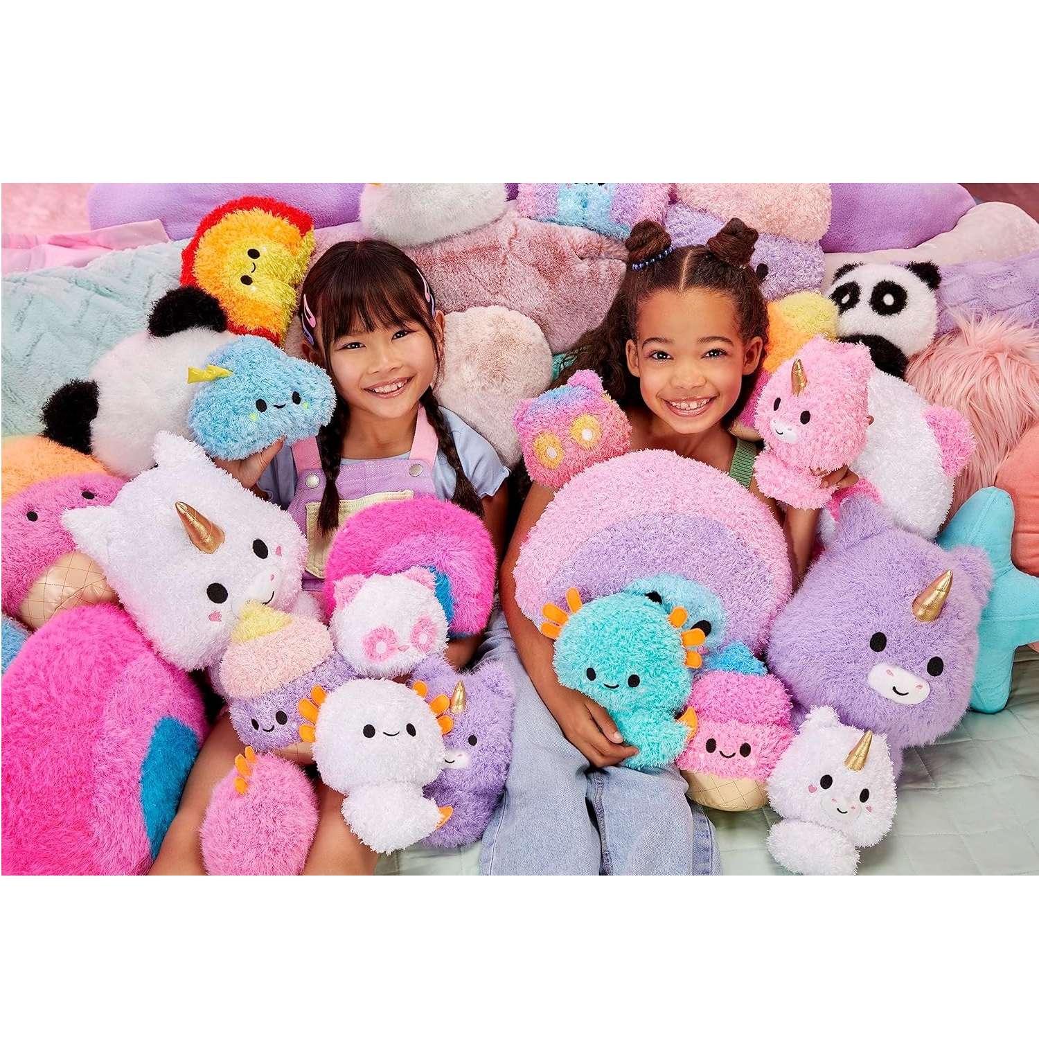 Игрушка мягкая FLUFFIE STUFFIEZ аксолотль 25 см - фото 7
